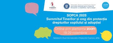  Summitul tinerilor și organizațiilor din protecția drepturilor copilului și adopție – SOPCA 2020